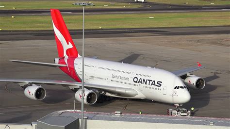 Qantas A380 Vh Oqf Pushback And Take Off Sydney Airport Youtube