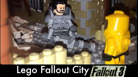 Lego Fallout City Moc Brotherhood Of Steel And More Fallout 3 Lego Moc Youtube