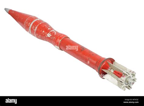 anti tank recoilless gun projectile isolated Stock Photo - Alamy