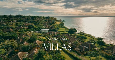 Luxury Cliff Top Villa Resort Ayana Villas Bali