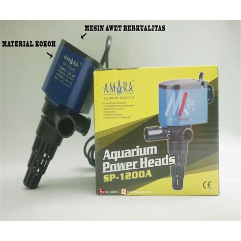 Jual Pompa Celup Powerhead Atas Top Aquarium Aquascape Amara SP 1200A