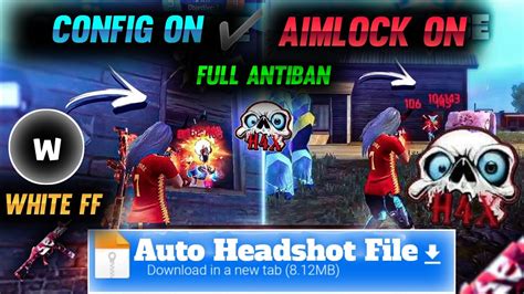 Ob36 Update Free Fire Auto Headshot Config File 🎯🤩 Headshot Config File