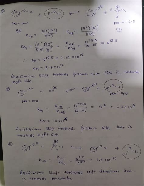 Solved 2 Using Pka Values You Can Predict The Position Of