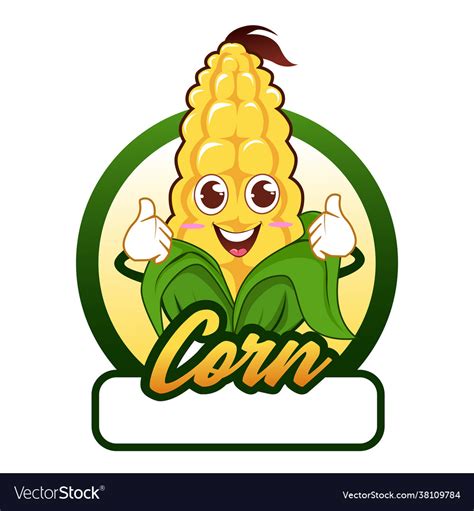 Corn mascot cartoon Royalty Free Vector Image - VectorStock