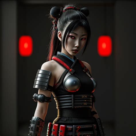 Epicrealism Prompt Samurai Girl Cyberpunk Style Prompthero