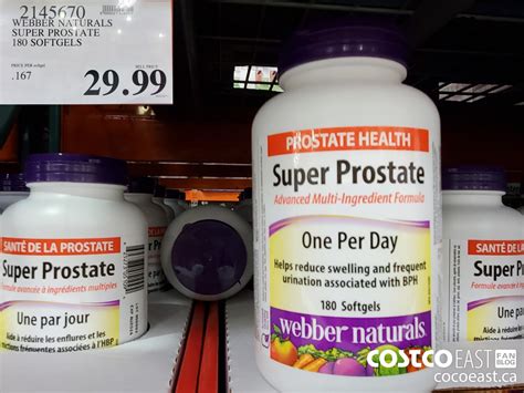 2145670 Wn Super Prostate Advanced Formula 180 Softgels 29 99 Costco