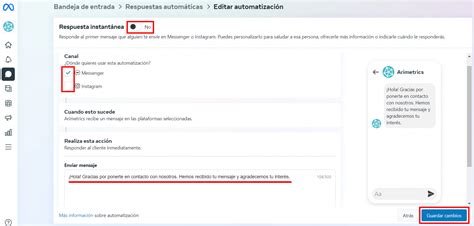 C Mo Configurar Respuestas Autom Ticas En Meta