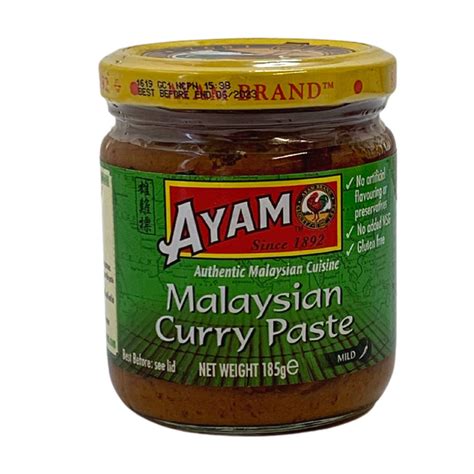 Ayam Malaysian Mild Curry Paste Nyonya 185g — Tradewinds Oriental Shop