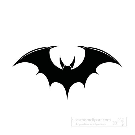 Animal Outline Clipart-bat black outline clip art