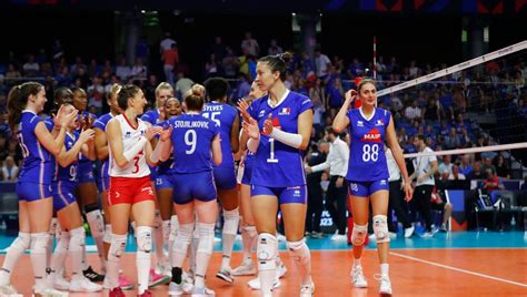 Volley ball les Bleues achèveront leur préparation pour les JO 2024