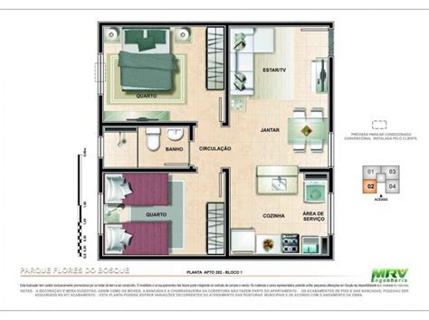 Canoas Apartamentos Na Planta MRV Minha Casa Minha Vida Planta De