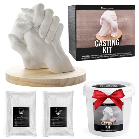 Buy Zenacolor Complete Hand Casting Kit For Couples Diy Kits For