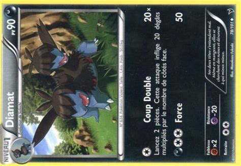 Pokemon Bloc Noir Blanc Nobles Victoires Unco N Diamat Ebay