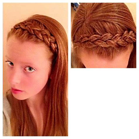 Dutch Braid Headband Done By Me Hair Styles Dutch Braid Headband