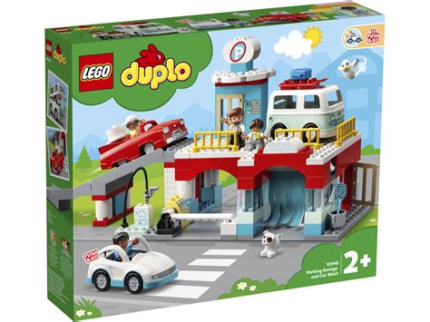 LEGO DUPLO Parkeringshus och biltvätt Lekolar