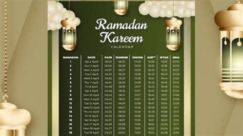 Pdf Kalender Ramadhan 2023 1444 H Untuk Seluruh Provinsi