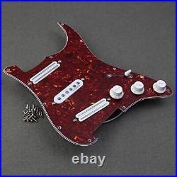 Alnico Prewired Strat Pickguard Sss Loaded Pickguard With Humbucker