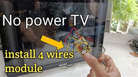 Tv Na Walang Power Paano Ayusin 4 Wires Module Lang Ok Na Tv Mo