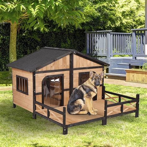 Descubrir Imagen Casas Para Perros De Madera Grandes Abzlocal Mx