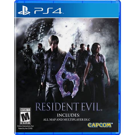 Resident Evil 6 Asia Z3 En Ch Kr Jp Ger Spa สำหรบ PS4 เลน PS5 ได