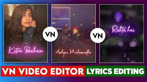 Vn App Trending Lyrics Video Editing Vn Video Editor Lyrics Editing