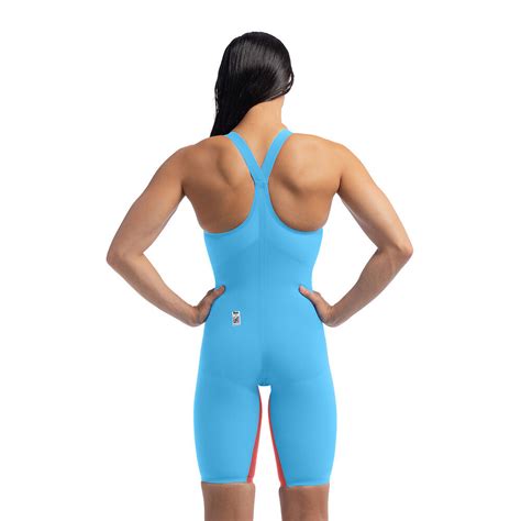 Womens Fastskin Lzr Pure Valor 2 0 Closedback Kneeskin Picton Blue