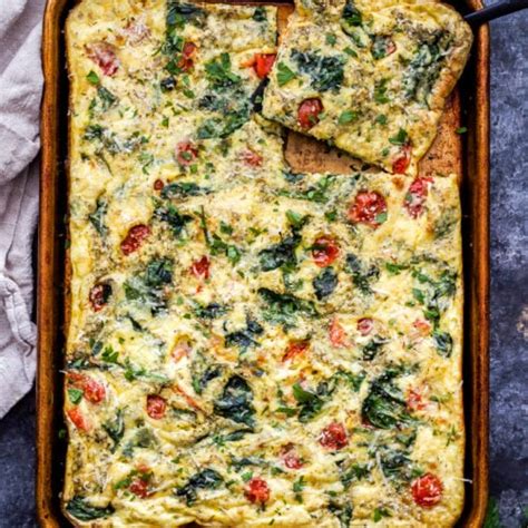 Tomato Basil Frittata With Herbed Goat Cheese Recipe Runner