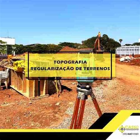 TOPOGRAFIA E REGULARIZAÇÃO DE TERRENOS Cassú