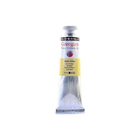 Daler Rowney Georgian Water Mixable Yağlı Boya 37 ml Naples Yellow 635