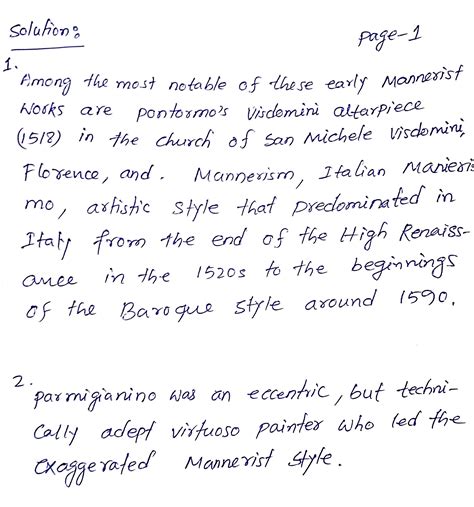 [Solved] Image Collection 1 (Proto-Renaissance through the Northern