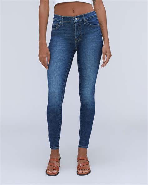 The Mid Rise Skinny Stretch Jean Dark Indigo Everlane