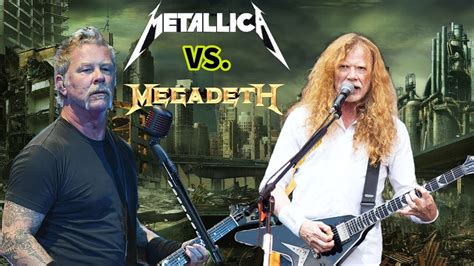 Dave Mustaine Fights James Hetfield Metallica VS Megadeth YouTube