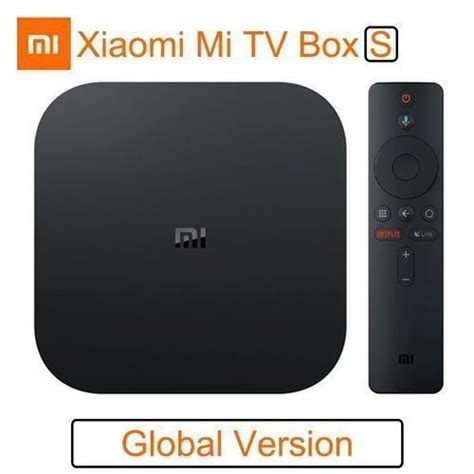 XIAOMI MI BOX S Original Smart Tv Box 4K Ultra HD Fiche Technique Et