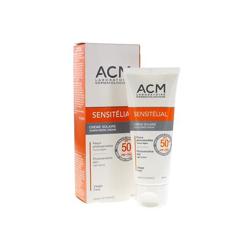 ACM Sensitélial crème solaire SPF50 tube 40ml Parapharmacie en ligne