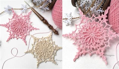 Lacy Snowflake Free Crochet Patterns