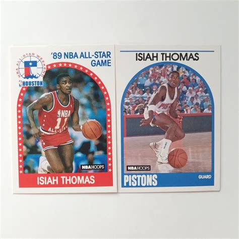 1989 90 NBA Hoops 250 Isiah Thomas For Sale Online EBay