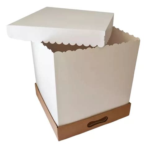 20 Cajas Para Tortas Altas Drip Cakes 25x25x33