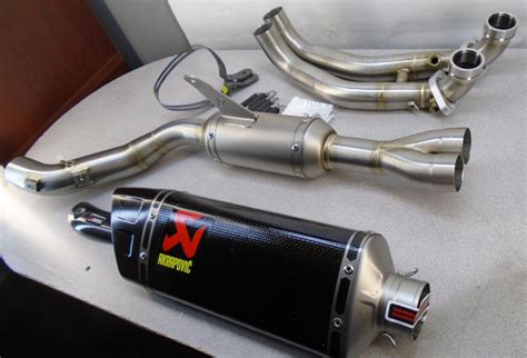 Af Racing Used Akrapovic Racing Full System Exhaust No Cat For