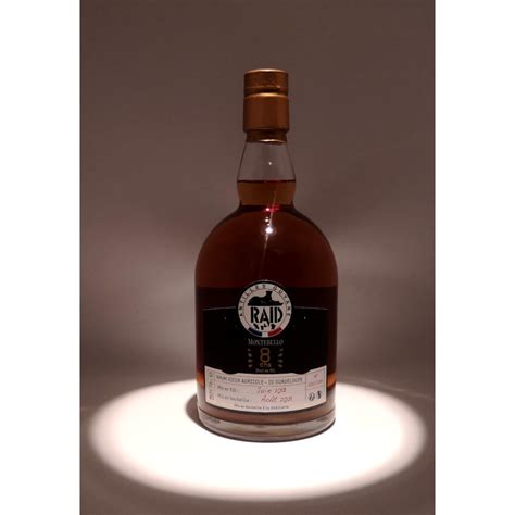 Montebello Rhum Vieux 8 ans Brut de Fût Série Spéciale RAID Antilles