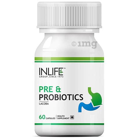 Inlife Pre And Probiotics Capsule Buy Bottle Of 60 Capsules At Best