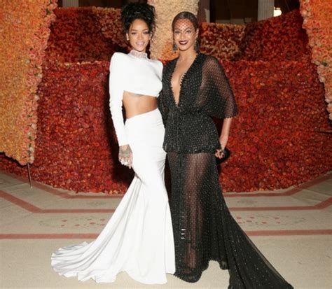 Hot Shot: Beyonce & Rihanna Pose Together At MET Gala - That Grape Juice