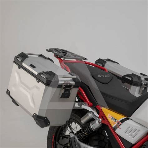 Kit Maletas Negras Sw Motech Moto Guzzi V Tt Zonaadventuretrail