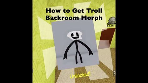 Roblox 👷🏻‍♂️new Update How To Get Troll Backrooms Morph New Escape Backrooms Morphs