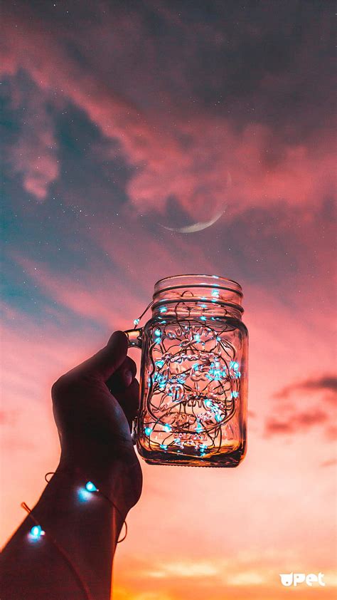 Jar Of Lights Mason Jars HD Phone Wallpaper Pxfuel