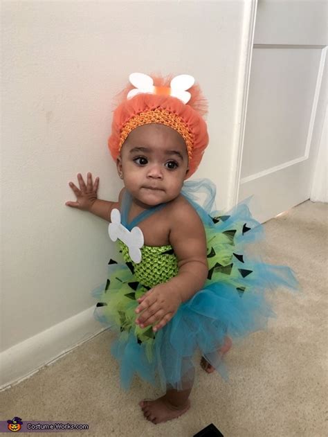 Baby Pebbles Costume No Sew Diy Costumes Photo