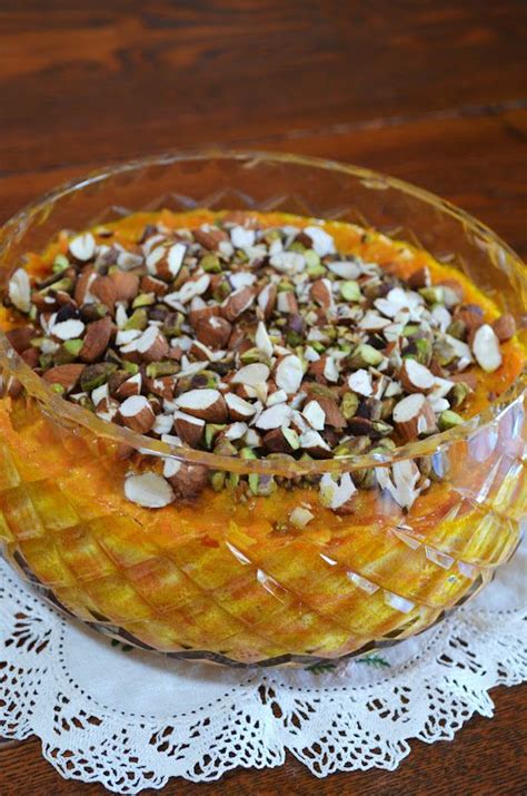 Vegan Halwa E Zardak Carrot Cardamom And Rosewater Pudding Food