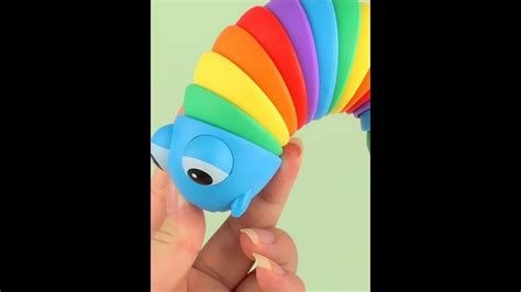 Игрушка антистресс Гусеница - YouTube