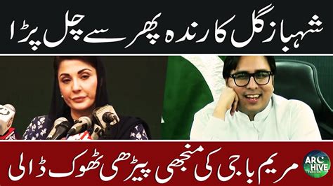 Shahbaz Gill Magnificent Reply To Maryam Nawaz Youtube