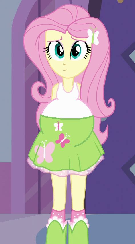 446806 Suggestive Fluttershy Human Equestria Girls G4 Female