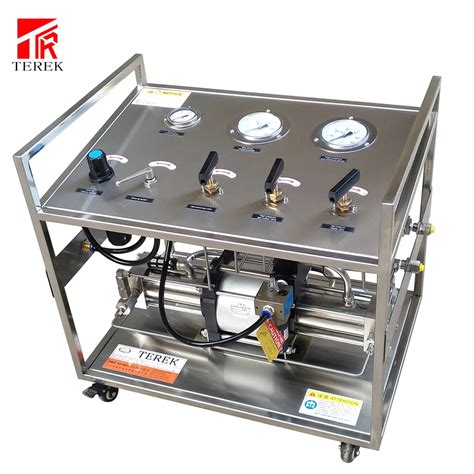 Terek High Pressure Air Driven Gas Booster Pump System For Gas Leakage Testing China Lpg